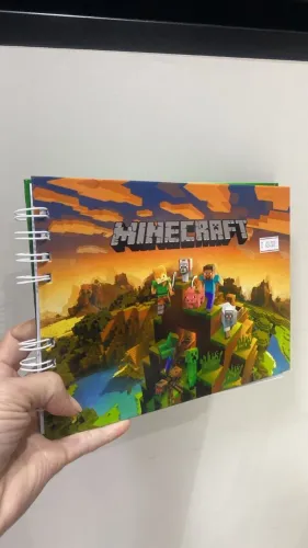 Livro Colorir Estilo Bobbie Goods MineCraft - Educativo - Divertido Loja Coimbra Entrega