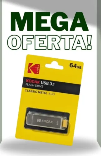 Pen Drive Kodak 64GB USB 3.0 Original - Alta Velocidade e Confiável