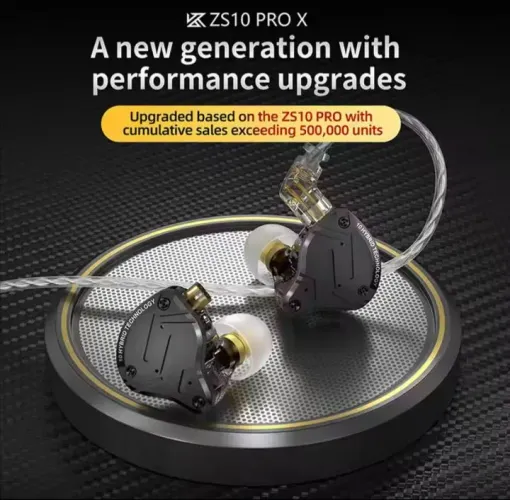 Fones de Ouvido KZ ZS10 PRO X - Novo