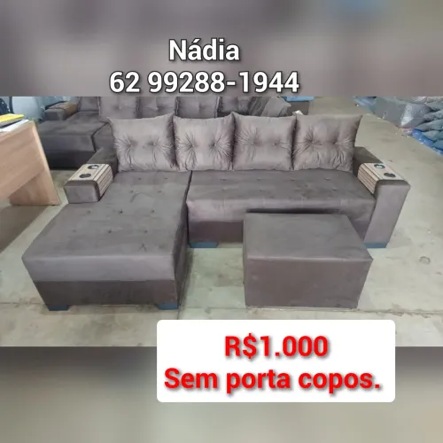 Sofá De 4 lugares modelo chaise