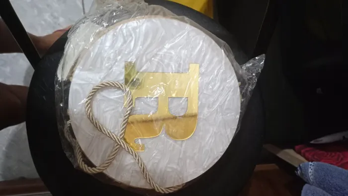Bolsa de palha.