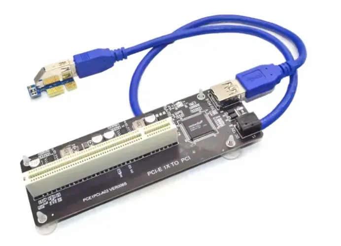 Adaptador / Conversor - Pcie Para Pci com Cabo Usb3