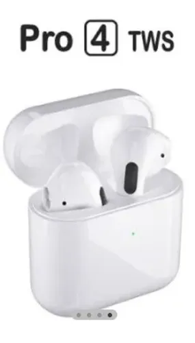 AirPods Pro 4 Bluetooth Apple Carregamento Pelo Case