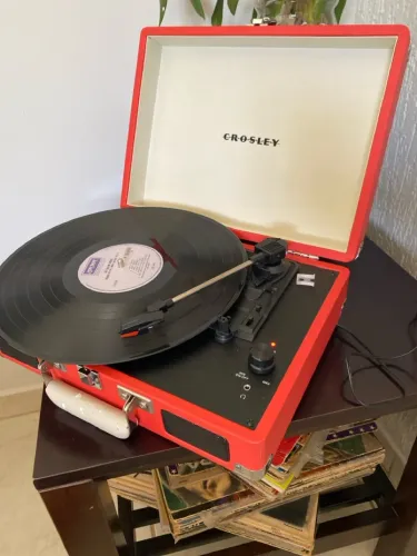Toca-Discos Crosley Vermelho