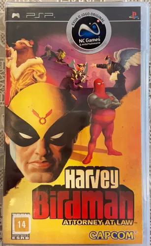 Jogo PSP - Harvey Birdman Attorney at Law LACRADO