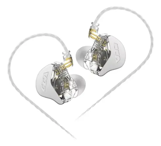 Fone De Ouvido Cca Cra Silver Sem Microfone Novo - lacrado -