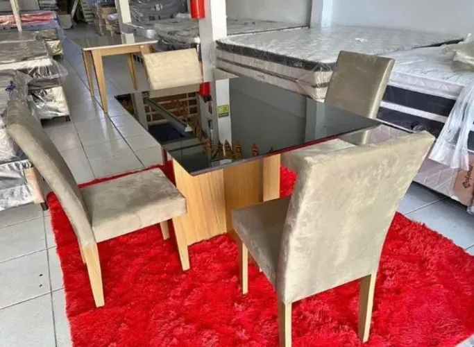 mesa de 4 lugares com entrega gratis