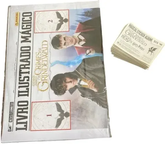 Figurinhas Livro Ilustrado Mágico