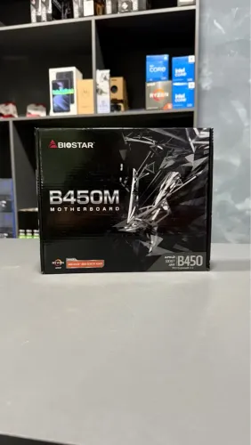 Placa mãe B450m Biostar (Nova Lacrada)