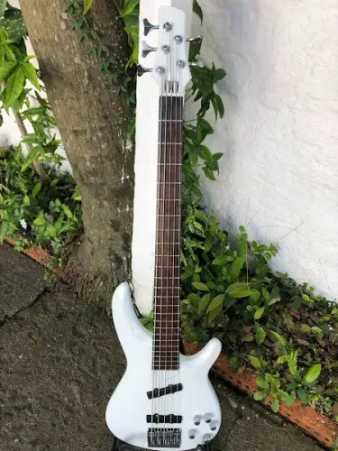 Bass 5C ativo anos 90 Luthier Luffing parcelo no Olxpay/ML avalio troca
