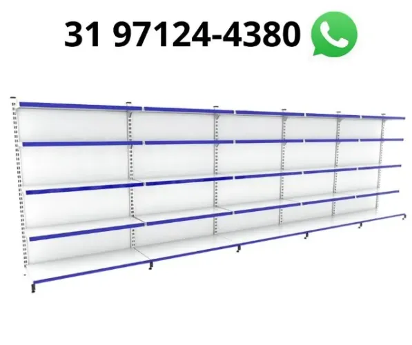 Gondola Branca Polar 5 Bandejas