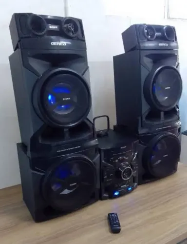 Som Residencial Sony Genesis - 1200W RMS de Potência!