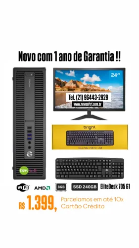 Computadores Novos com Garantia 1ano 