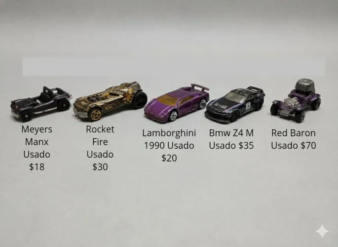 Carrinhos de colecionador Maisto e Hotwheels