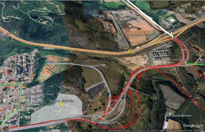 Terreno para aluguel, Brasiléia - Betim/MG