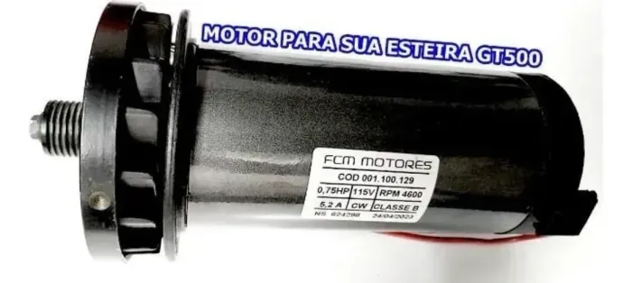Motor Original FCM para Esteira Genis GT500 - Polishop