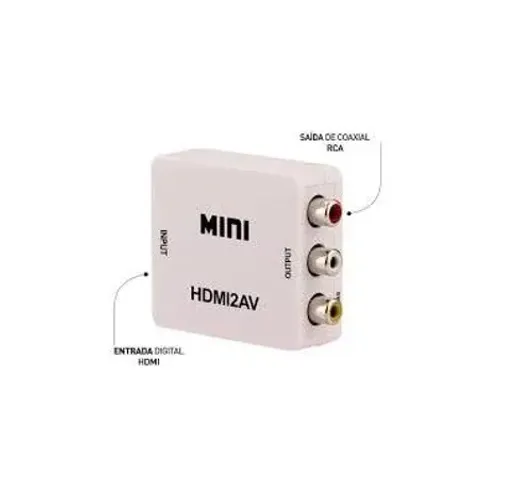 Conversor De Hdmi Para RCA Video Composto AV Adaptador