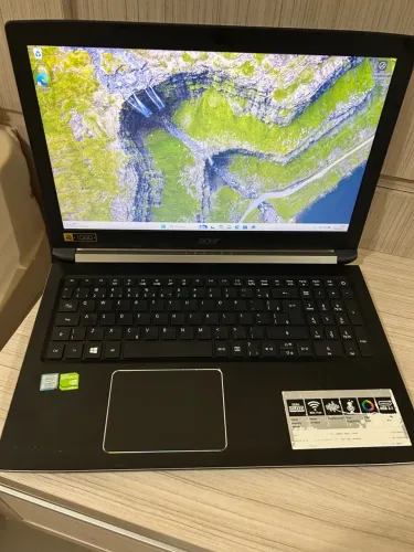 Notebook Acer tela de 15.6 polegadas, i7,8gb ram, nvidia