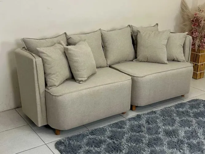 Sofá Orgânico Opel 2.00m - Linho l64