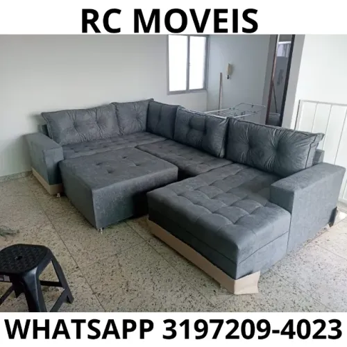 Sofá Modulado Toro - Conforto e Estilo para Grandes Espaços