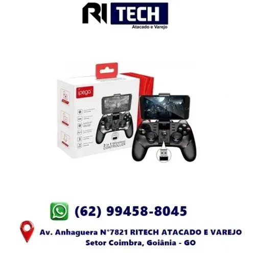Controle Joystick Ipega 9076 Gamepad Bluetooth Wireless Celular Tablet Android