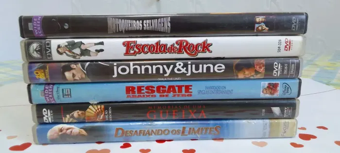 06 DVDs Originais - BLOCKBUSTER