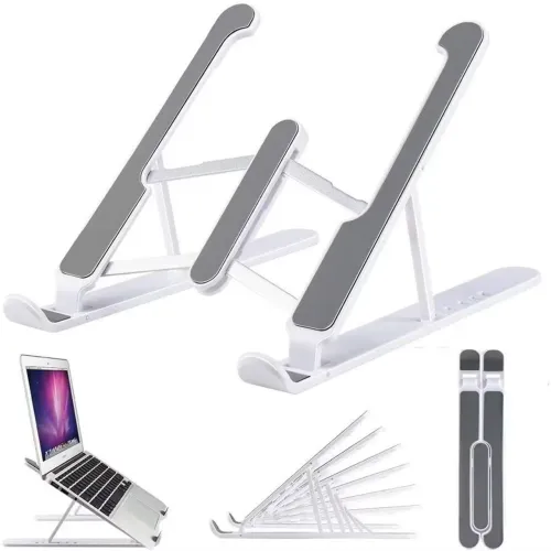 Suporte para Notebook dobrável - Ergonômico e Ajustável