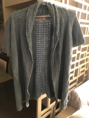 Cardigan de Tricô Azul Claro - Zara