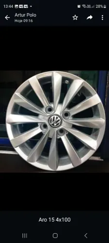 Rodas do Gol ou Voyage novas aro15 em até 10x de R$256,00 no cartão de crédito
