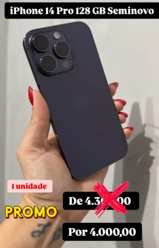 Oportunidade - 14 Pro 256gb - Preto - Nota fiscal - Garantia 3 meses na loja