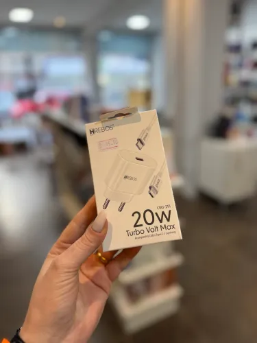Carregador 20W Iphone Turbo Hrebos Premium