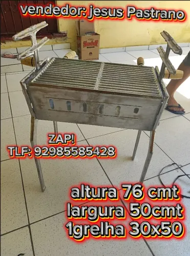 100% alumínio puro churrasqueira de alumínio 