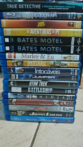 Lote Blurays e DVD