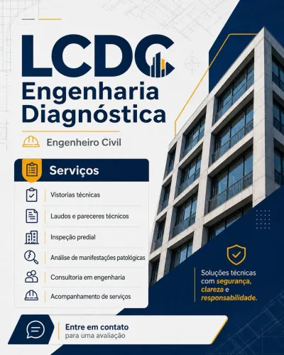 Engenheiro Civil | Vistorias, Laudos, Pareceres Técnicos, Infiltração.
