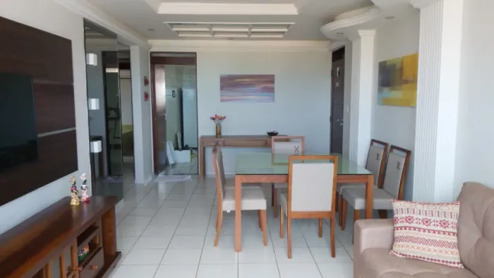 Apartamento Mobiliado 115m² | 3 Quartos | Suíte | 2 Min da Praia do Bessa | Piscina