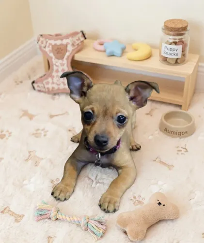 Esse pinscher encantador está disponível para ter um novo lar