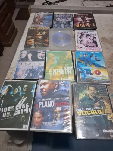 Lote de dvd decorativo 12 unidades