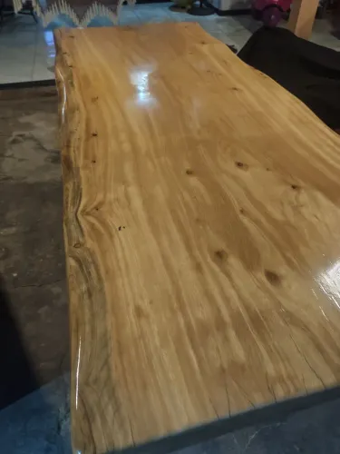Mesa rústica tampo único 