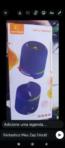 Cx de som 2 em 1  bluetooth 