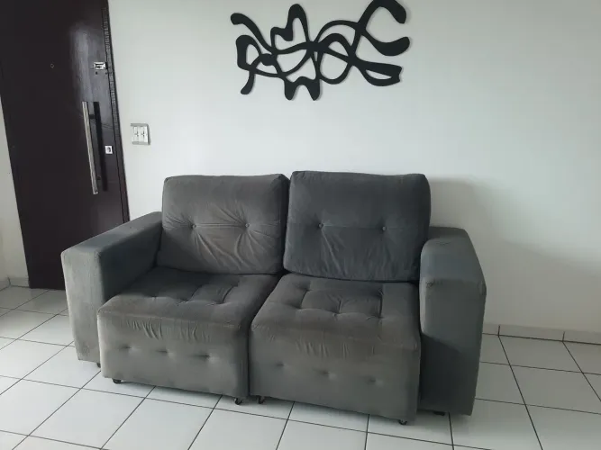 Sofá retrátil 2 lugares