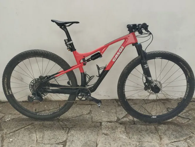 Caloi elite Full suspension carbon Tam 17