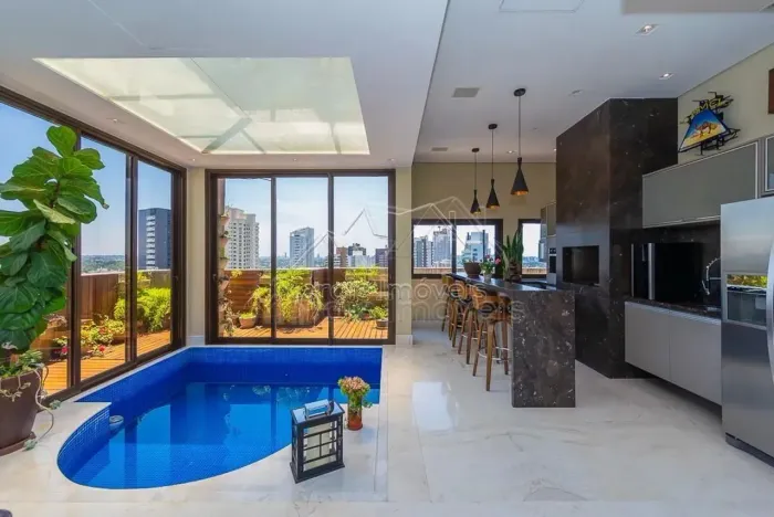 Cobertura Duplex para Venda em Curitiba, Ecoville, 4 dormitórios, 4 suítes, 6 banheiros, 5
