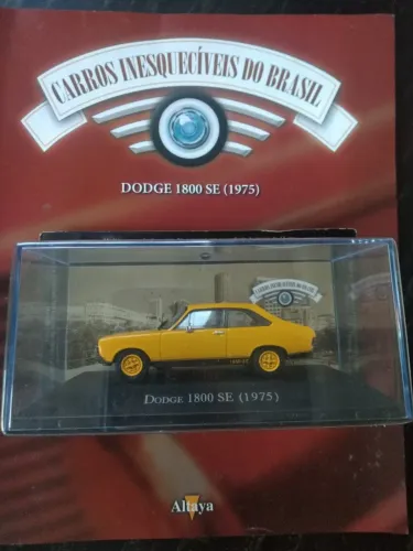 CARROS INESQUECÍVEIS DO BRASIL Dodge1800 SE (1975) *INCLUSO REVISTA*