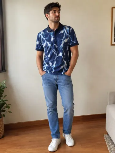 Calça Jeans Zara e camisa Polo TAM 42