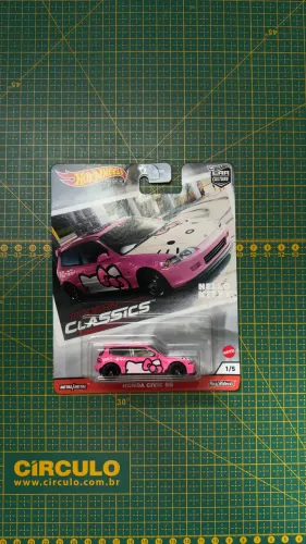 Hot Wheels Premium Honda Civic EG Hello Kitty