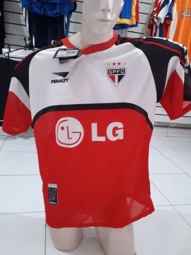 CAMISA SÃO PAULO TREINO 2001 NOVA NA ETIQUETA