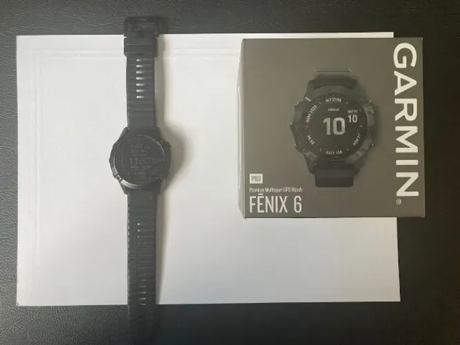 Garmin Fenix 6 Pro - Tela Impecável + 8 Pulseiras + Caixa Original