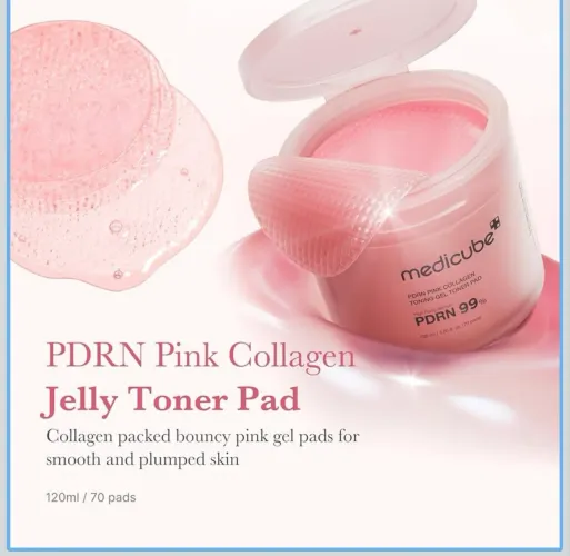 Medicube Toner Pad PDRN PINK COLLAGEN TONING GEL c 70 Pads - Original!!!