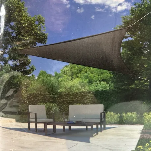 Toldo Vela De Sombra Triangular Coolaroo 3m Walnut (Marrom Nogueira)