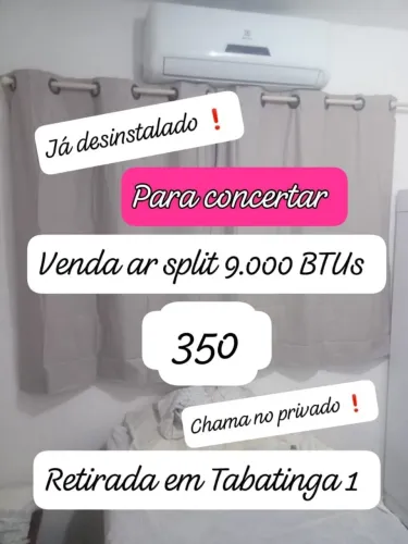 Vendo ar condicionado para retirada de peças